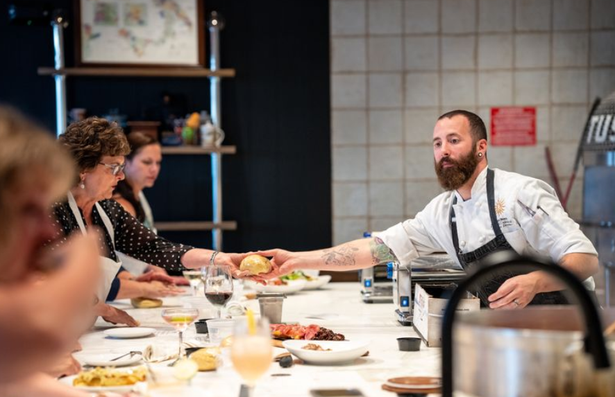 Hands-on Pappardell Pasta with Sausage and Brocollini w/ Chef Jarrett 9.4 3